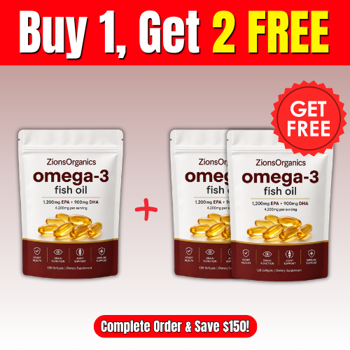 Essential Omega 3 Fish Oil (Buy 1, Get 2 FREE)