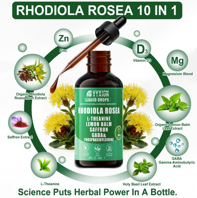 Rhodiola Rosea Liquid Drops