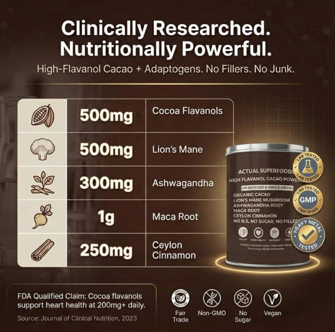 High Flavanol Cacao Powder